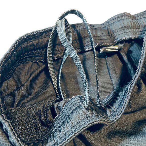 Black Drawstring Waist Mens Pants With Elastic Band Athletic Works Gym - Picture 6 of 9